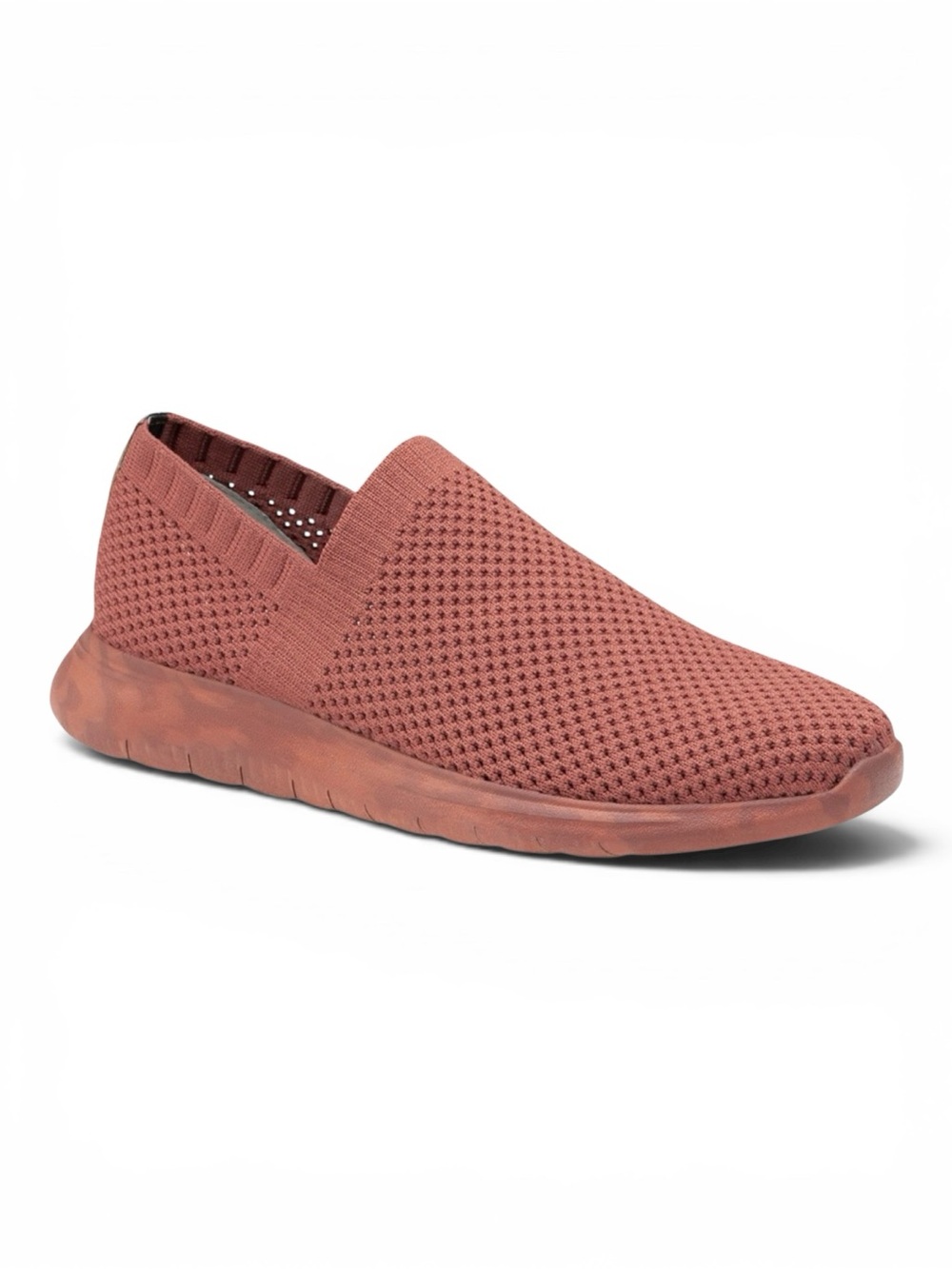 Johnston & Murphy Abby Rust Seamless Knit Slip-On Sneaker Women’s Size 7